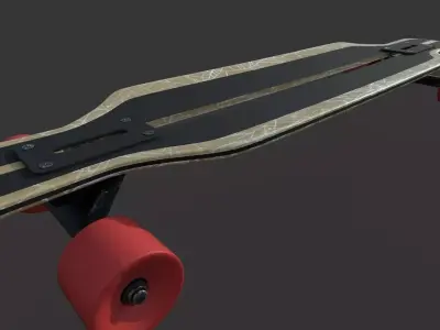 Long Board Free 3D model