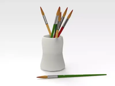 Paint Brush 3D model
