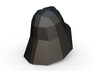 darth vader low poly 3D print model