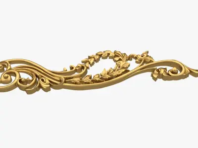 Classic decor ornament 252 3D model