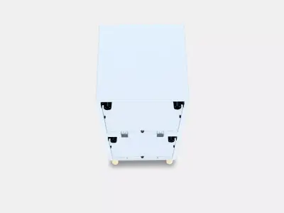 EKET cupboard combination legs 1 Low-poly 3D model