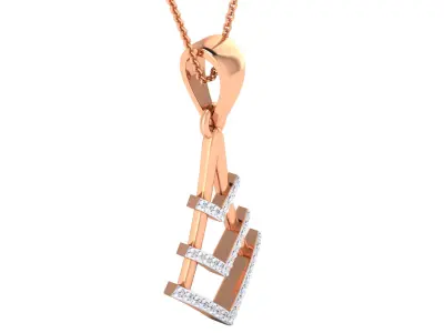 Women pendant 3D print model order