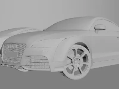 Audi TT RS 2010  3D model