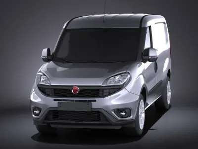 Fiat Doblo Cargo 2015 VRAY 3D model