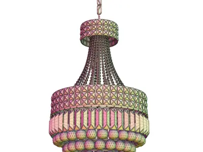 WABON Crystal Chandelier 3D model