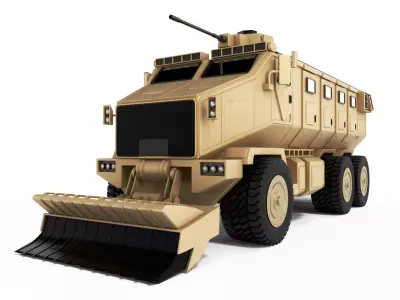 Military AEV 3D model by hugobr - PBR