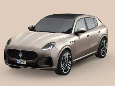 Maserati Grecale Folgore Low-poly 3D model