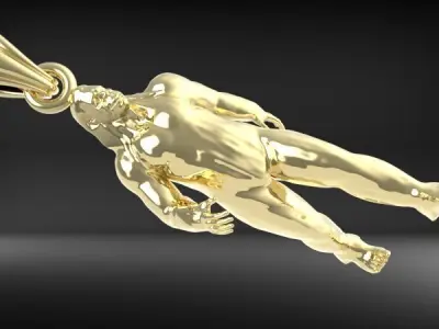 Bigfoot Pendant 3D print model