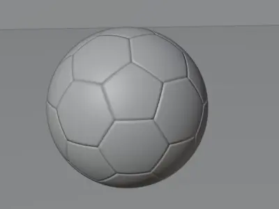 Soccer ball 3D model 18