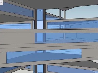 Triangle Tower 3D model