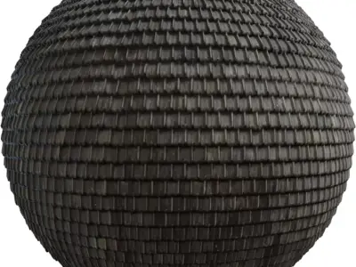 Hex Ridge Roof Shingles Texture