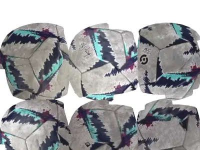 KIPSTA FOOTBALLS SCANS  Low-poly 3D model