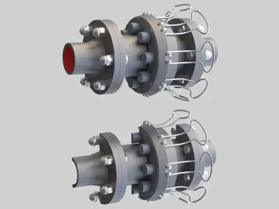 Low temperature disconnect device 3D model