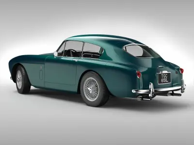 Aston Martin DB MKIII 1957 - 1959 3D model
