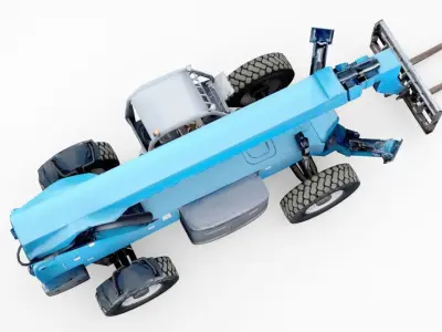 2012 GENIE GTH1056 Forklift Low-poly 3D model