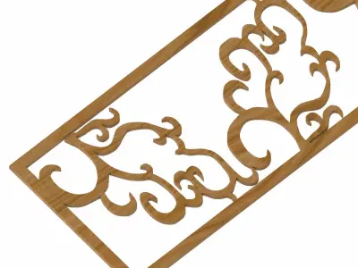 Decorative panel STL 3D model 13