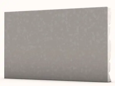 Weathered Slate Wall Facade 3D model