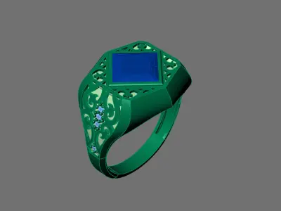 STL 3DM Gents Rings Ready Models Mens Rings 3D print model 3D print model