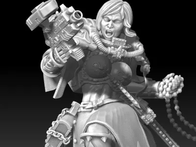 IMPERIAL RELIGIOUS FIGURE 1 10 SCALE 3D print model