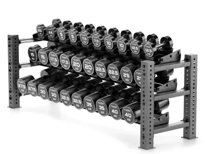 Racks Dumbbell Set 020 3D model