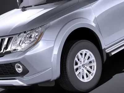 Mitsubishi L200 2017 VRAY 3D model