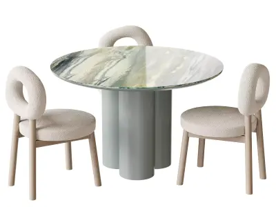 Dining table SOLFORD 2 3D model