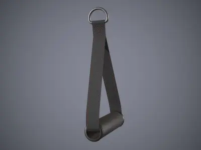 Resistance Handle Gym  Low-poly 3D model
