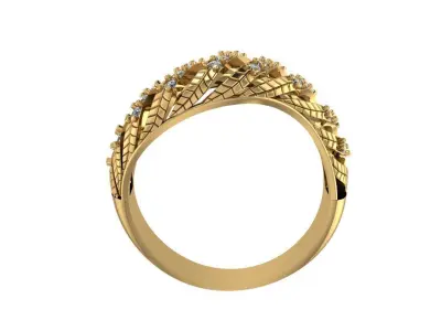 Ladies Twist Ring  3D print model