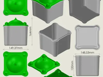 Dome Jar 3D print model