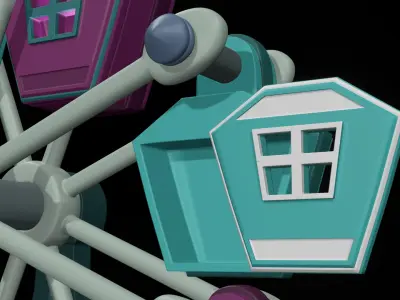 Wheel of Reincarnation 3D model