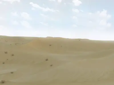 desert Low-poly 3D model