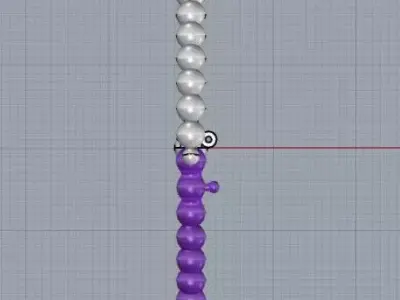 Bracelets Clover - Perlee pearls  3D print model