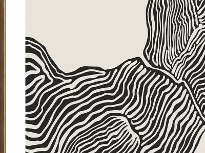 Plaster Two Photo Frame 377 Low-poly 3D model