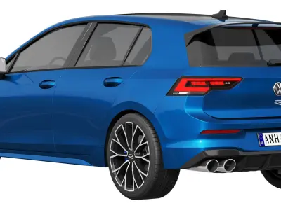 Volkswagen Golf R 2025 3D model