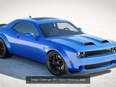 Dodge Challenger Collection 3D Model Pack
