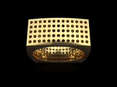 Minimalistic ring 3D print model
