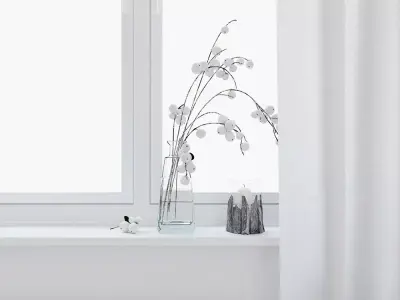 Decoration Set - Livingroom 04 3D model