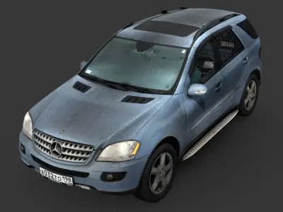 Mercedes W164 RAW Scan 3D model