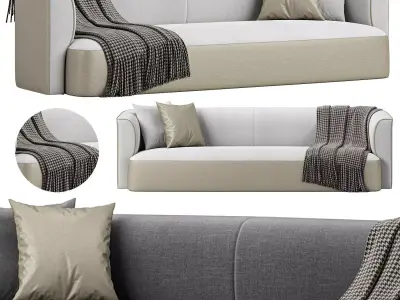 Cernobbio Sofa by Meroniecolzani 3D model