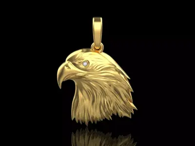 eagle pendant  model 336 3D print model