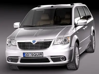 Lancia Voyager 2012 3D model
