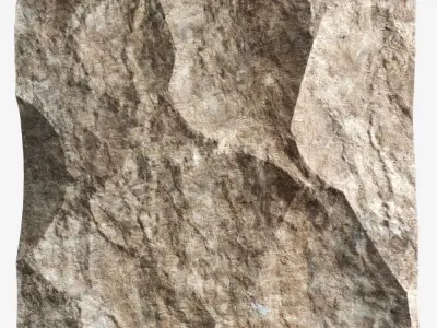301-RockPanel piece of rock 3D model