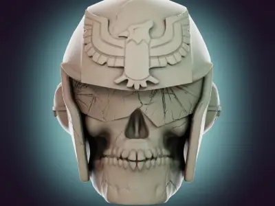  Captain Falcon Skull Helmet 3D print model