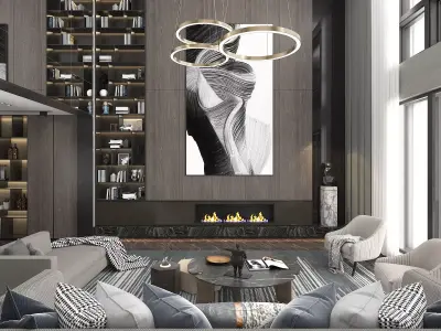 Duplex Apartment Interior 3D model
