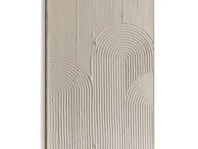 Plaster Two Photo Frame 478 Low-poly 3D model