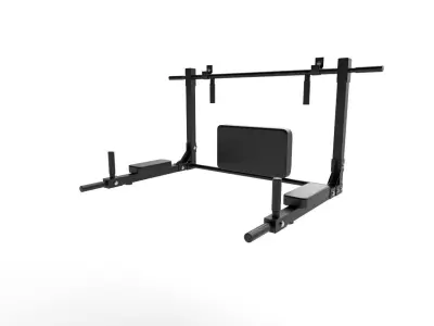 WM Pull Up Bar01 B Low-poly 3D model