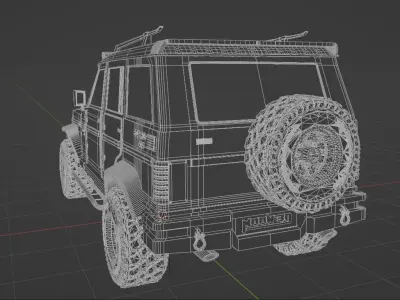 Bolero Low-poly 3D model