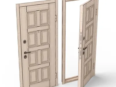 Pave Door 3D model