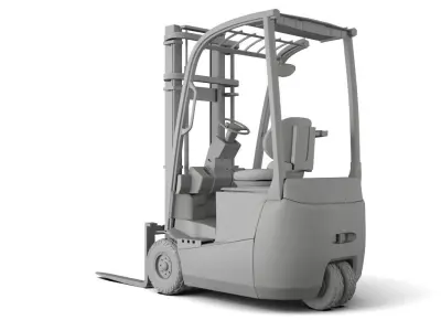 Toyota Triago 48-V forklift 3D model