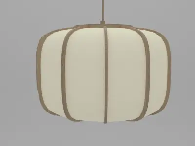 Botan Pendant Light Low-poly 3D model